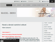 Tablet Screenshot of maxxlbrno.cz